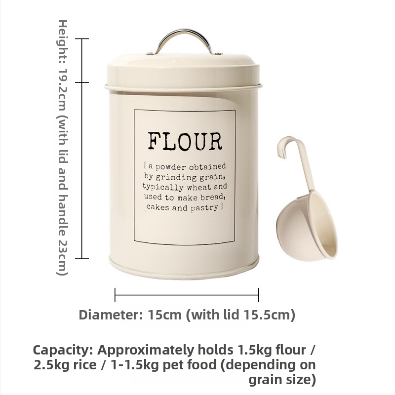 Cutie de păstrare a prospețimii – metalică, cilindrică, stil retro, capacitate sub 300 ml