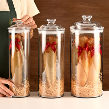 Borcan conservare, PET, formă rotundă, stil chinezesc, capacitate 3.1–4 L, marcă Gabo