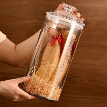 Borcan conservare, PET, formă rotundă, stil chinezesc, capacitate 3.1–4 L, marcă Gabo