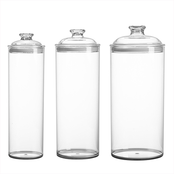 Borcan conservare, PET, formă rotundă, stil chinezesc, capacitate 3.1–4 L, marcă Gabo