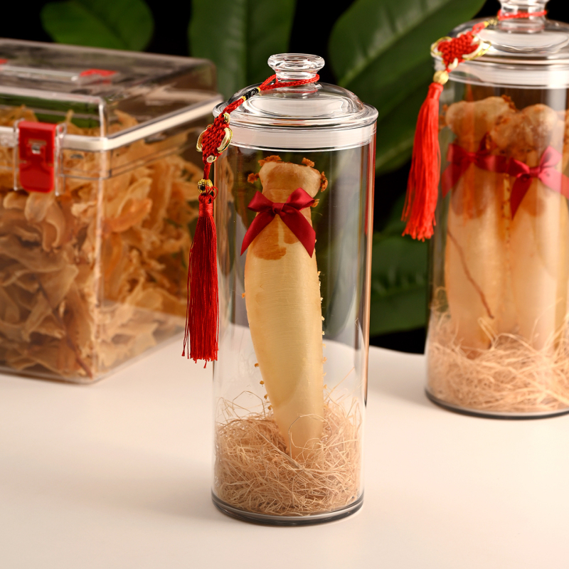 Borcan conservare, PET, formă rotundă, stil chinezesc, capacitate 3.1–4 L, marcă Gabo