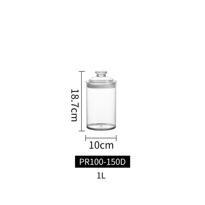 Borcan conservare, PET, formă rotundă, stil chinezesc, capacitate 3.1–4 L, marcă Gabo