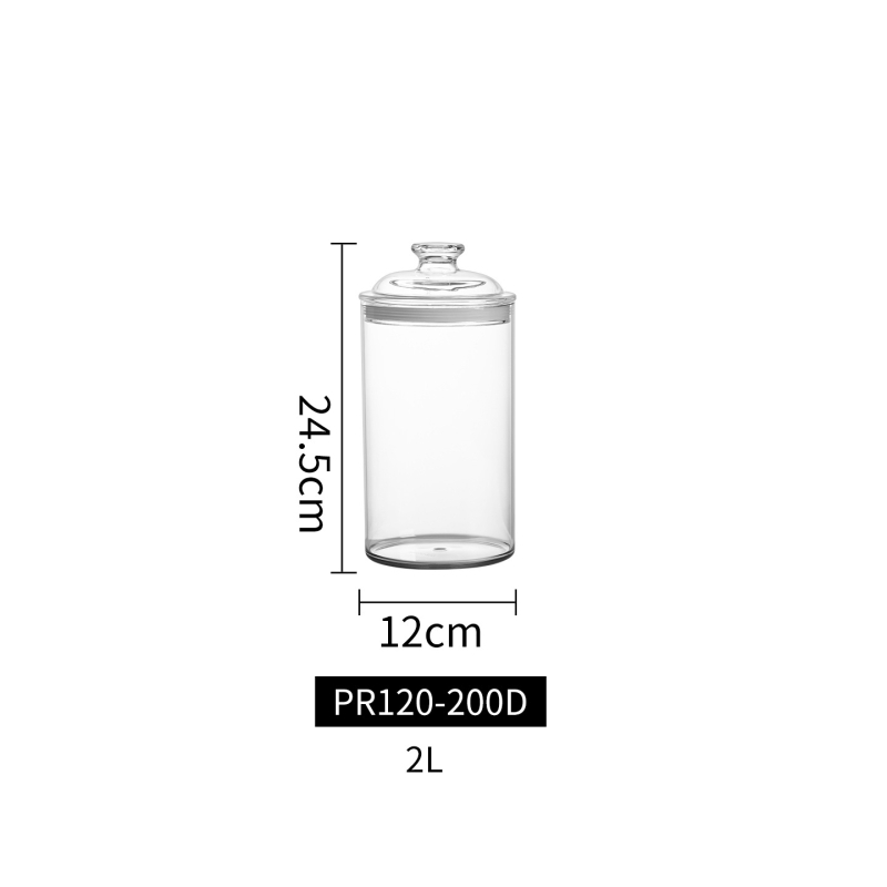 Borcan conservare, PET, formă rotundă, stil chinezesc, capacitate 3.1–4 L, marcă Gabo