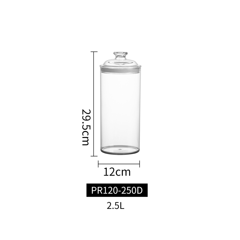 Borcan conservare, PET, formă rotundă, stil chinezesc, capacitate 3.1–4 L, marcă Gabo