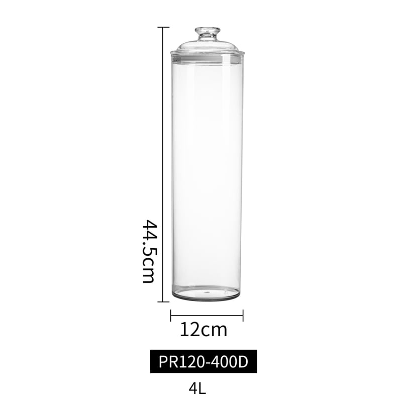 Borcan conservare, PET, formă rotundă, stil chinezesc, capacitate 3.1–4 L, marcă Gabo