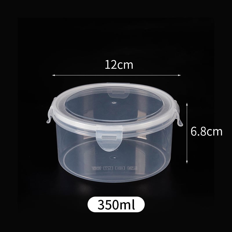 Ορθογώνιο πλαστικό σετ δοχείων συντήρησης φαγητών, χωρητικότητας 1–2 L, κατάλληλο για μικροκύματα, με έναν επίπεδο σχεδιασμό