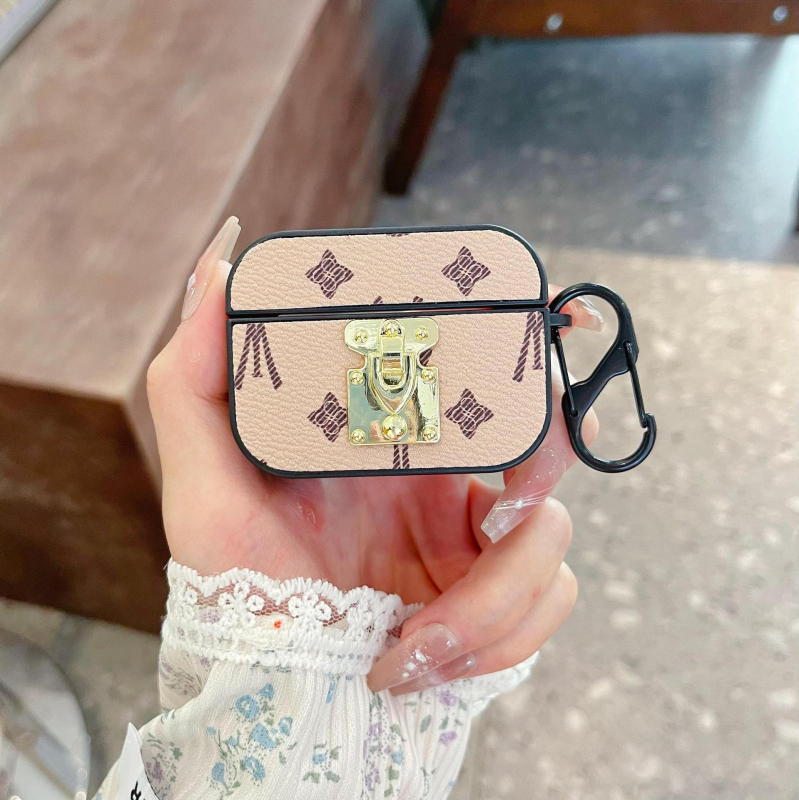 Ochranný obal pre Apple AirPods Pro 2 a AirPods 4 (3. generácia) – kov, umelá koža a PC škrupina; prenosný, ručne vyrobený otlačok; prispôsobiteľný.