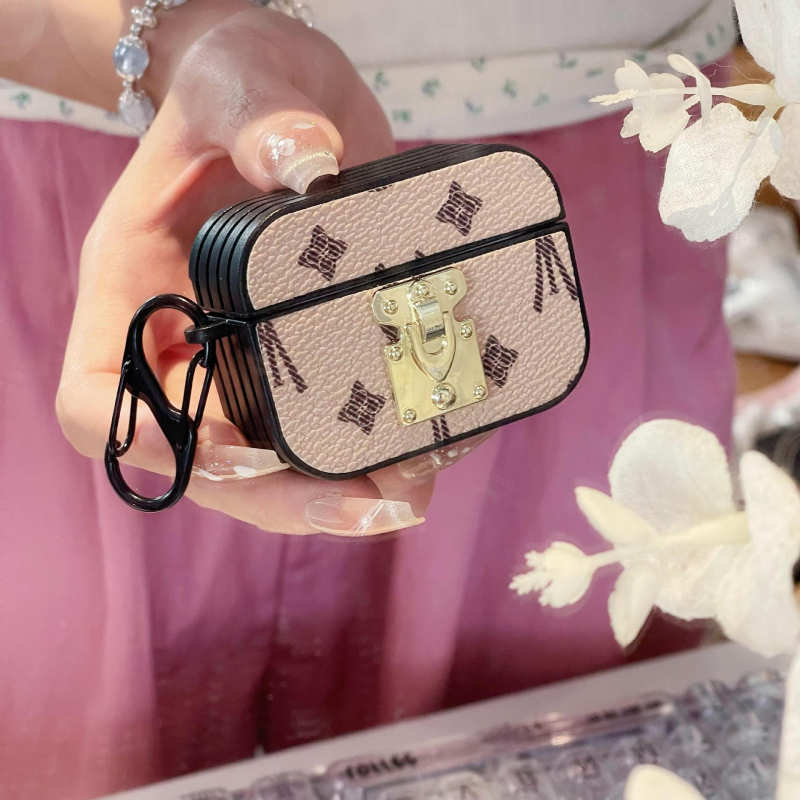 Ochranný obal pre Apple AirPods Pro 2 a AirPods 4 (3. generácia) – kov, umelá koža a PC škrupina; prenosný, ručne vyrobený otlačok; prispôsobiteľný.