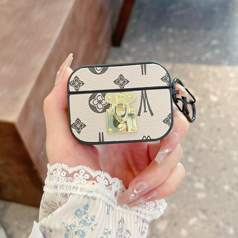 Ochranný obal pre Apple AirPods Pro 2 a AirPods 4 (3. generácia) – kov, umelá koža a PC škrupina; prenosný, ručne vyrobený otlačok; prispôsobiteľný.