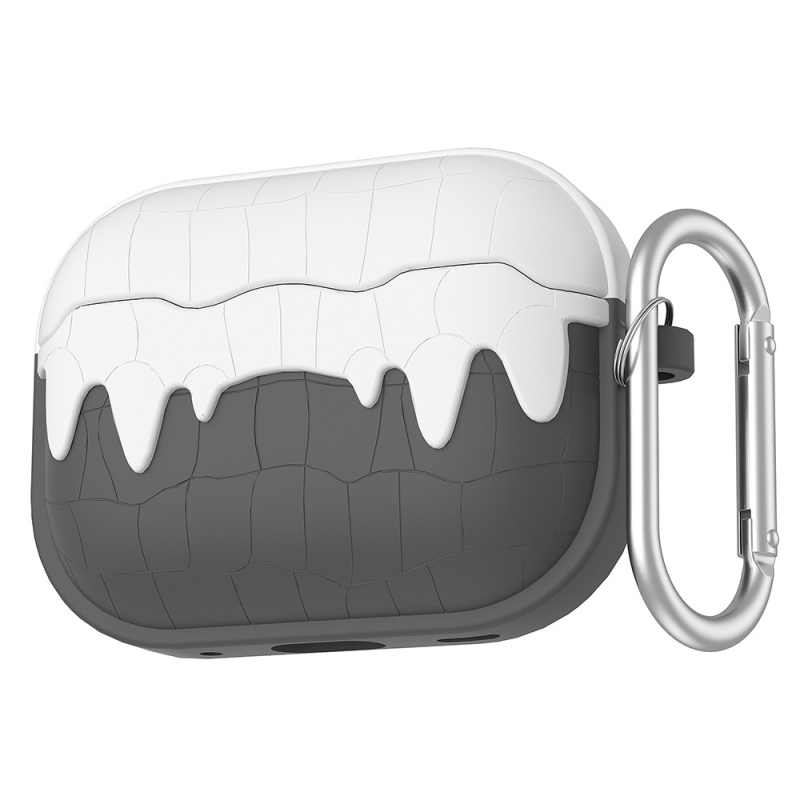 Husă AirPods Pro 2 și AirPods 3 - Silicona lichidă, husă moale, acoperire completă, universal, turnare prin injecție