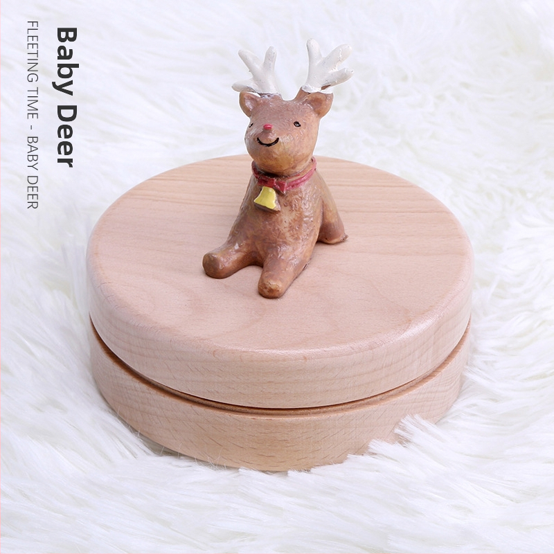 Bukova kutija za prvе zube djeteta s motívom zvjezdanog neba, za dječake i djevojčice