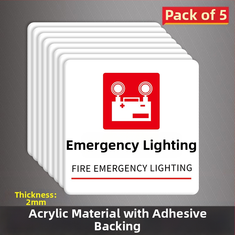 Beilong acryl požarna sigurnosna oznaka — ručni alarm gumb, prilagodljivo, zvukovno i svjetlosno signaliziranje