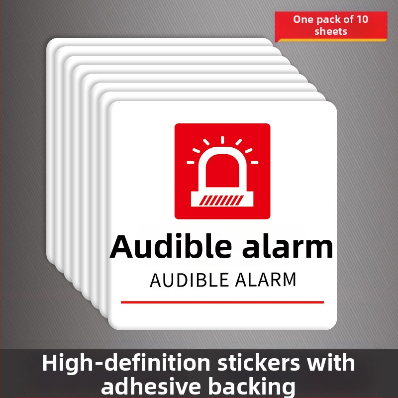 Beilong acryl požarna sigurnosna oznaka — ručni alarm gumb, prilagodljivo, zvukovno i svjetlosno signaliziranje