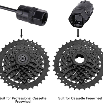 BOY Aluminijski alat za demontažu flywheela za bicikl — lančani ključ, kućište kasete, okretni alat za popravak