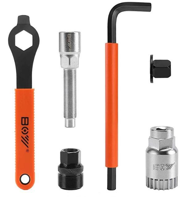 BOY Aluminijski alat za demontažu flywheela za bicikl — lančani ključ, kućište kasete, okretni alat za popravak