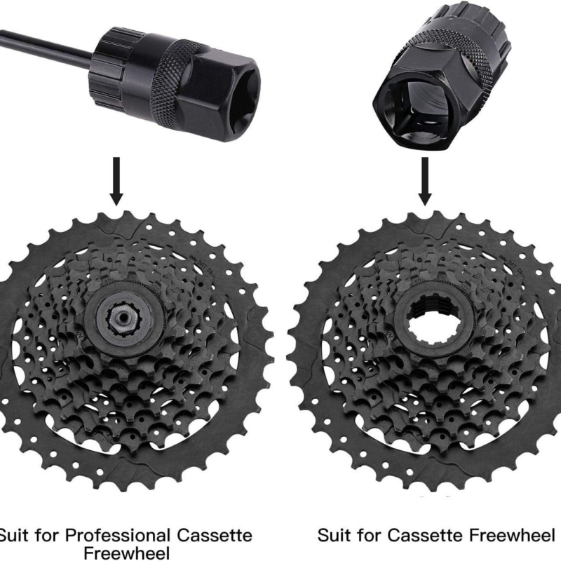 BOY Aluminijski alat za demontažu flywheela za bicikl — lančani ključ, kućište kasete, okretni alat za popravak