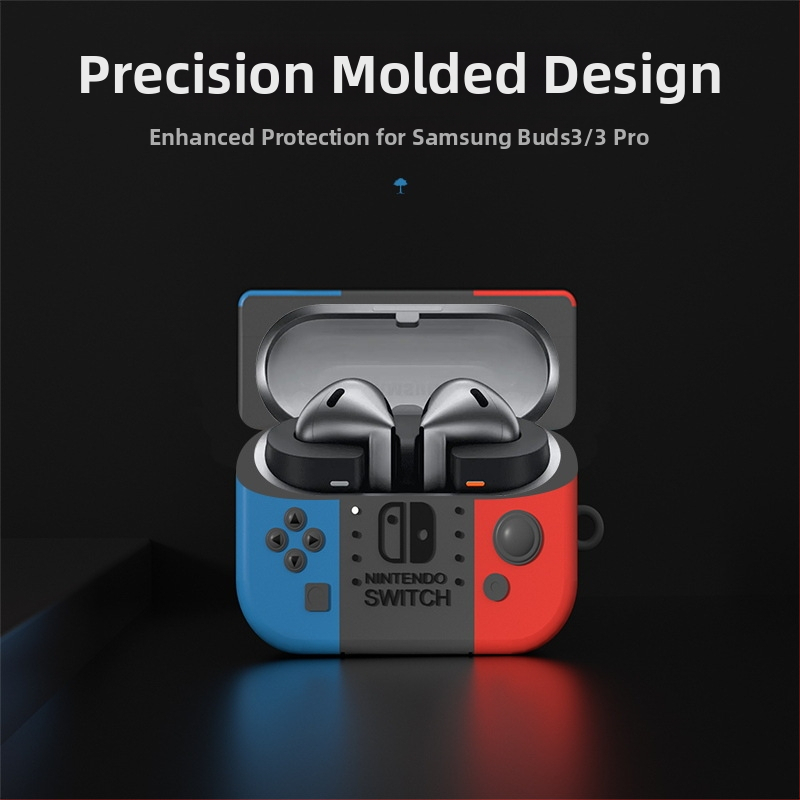 Ochranný kryt pre Samsung Galaxy Buds3 Pro – silikón, karikatúrny štýl, vstrekované formovanie, podpora prispôsobenia