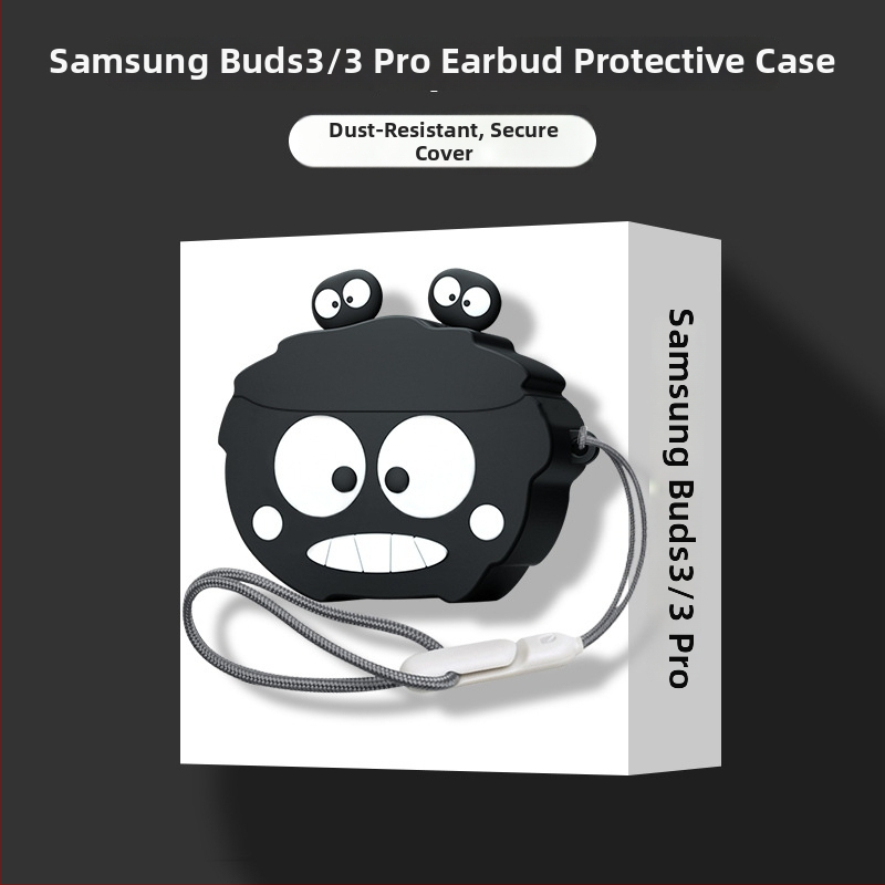 Ochranný kryt pre Samsung Galaxy Buds3 Pro – silikón, karikatúrny štýl, vstrekované formovanie, podpora prispôsobenia