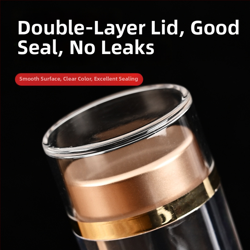 Priehľadná akrylátová fľaštička na kapsule, potravinárska kvalita, pre kapsule Cordyceps, objem 3ml/6ml/13ml/30ml, prispôsobiteľné logo