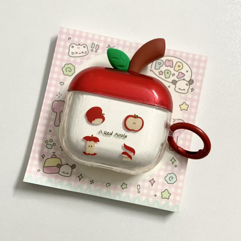 Zaštitna futrola s temom voća za Apple AirPods Pro seriju, TPU mekani kućište, injekcijsko oblikovanje
