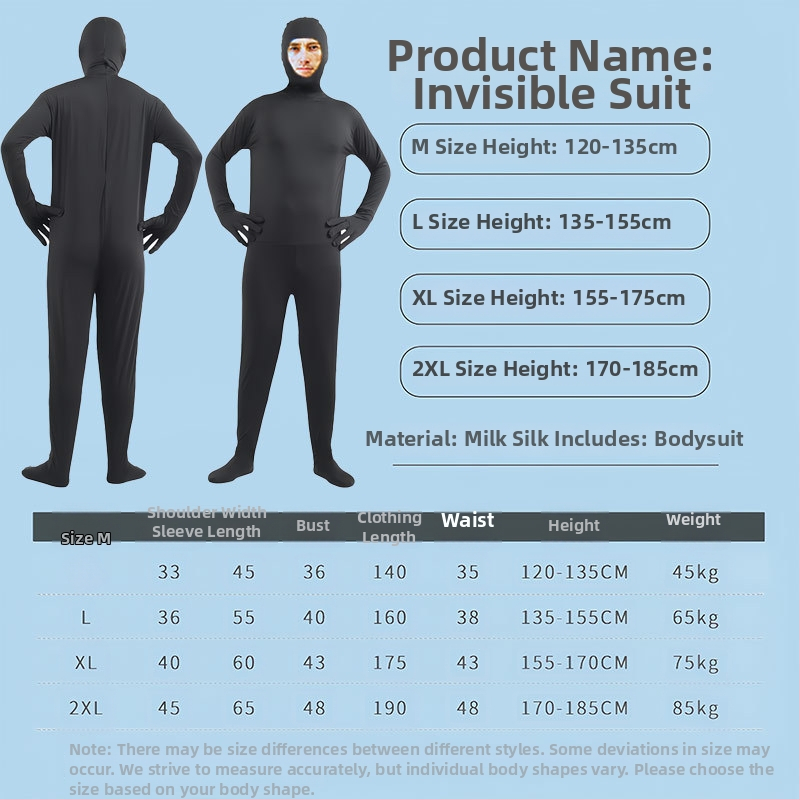 Unisex Halloween cosplay bodi – tkanina mliječne svile, smjesa Spandex-Poliester, jedinstveni komad, bez ovratnika, kazališni kostim