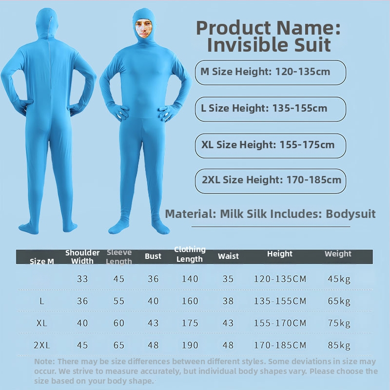 Unisex Halloween cosplay bodi – tkanina mliječne svile, smjesa Spandex-Poliester, jedinstveni komad, bez ovratnika, kazališni kostim