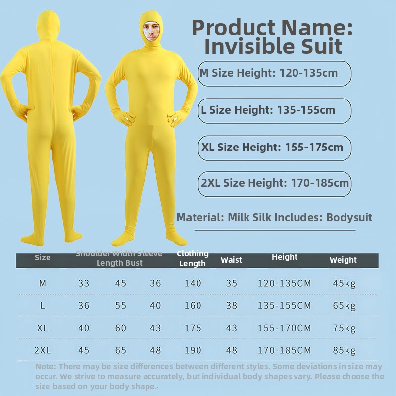 Unisex Halloween cosplay bodi – tkanina mliječne svile, smjesa Spandex-Poliester, jedinstveni komad, bez ovratnika, kazališni kostim