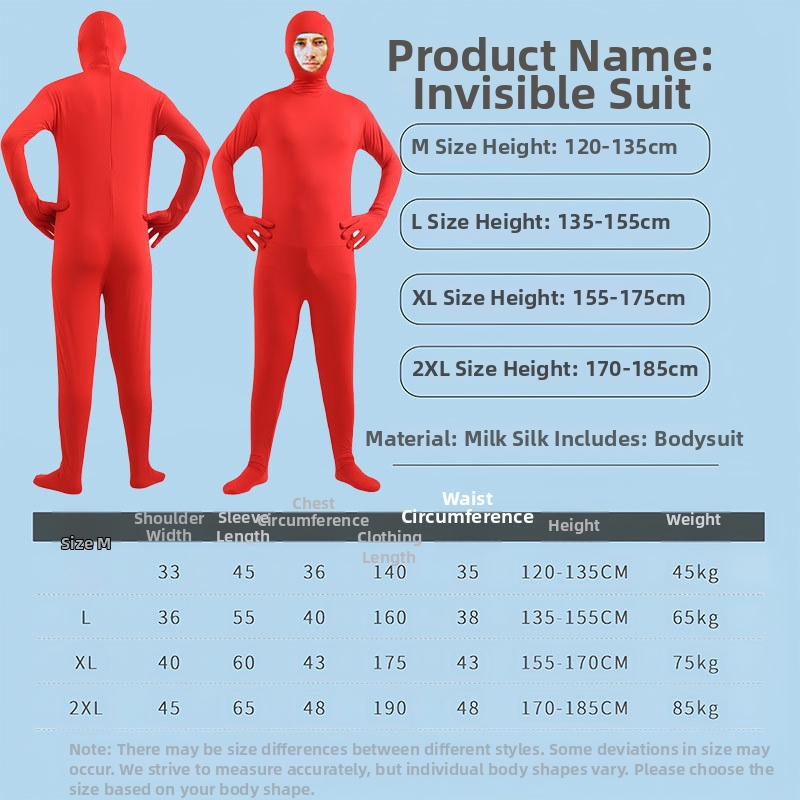 Unisex Halloween cosplay bodi – tkanina mliječne svile, smjesa Spandex-Poliester, jedinstveni komad, bez ovratnika, kazališni kostim