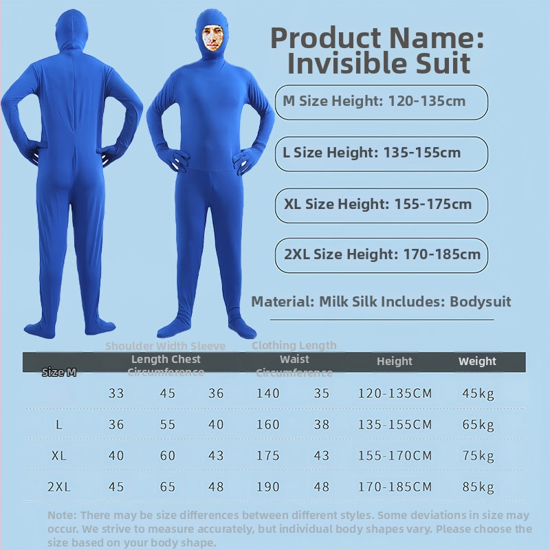 Unisex Halloween cosplay bodi – tkanina mliječne svile, smjesa Spandex-Poliester, jedinstveni komad, bez ovratnika, kazališni kostim