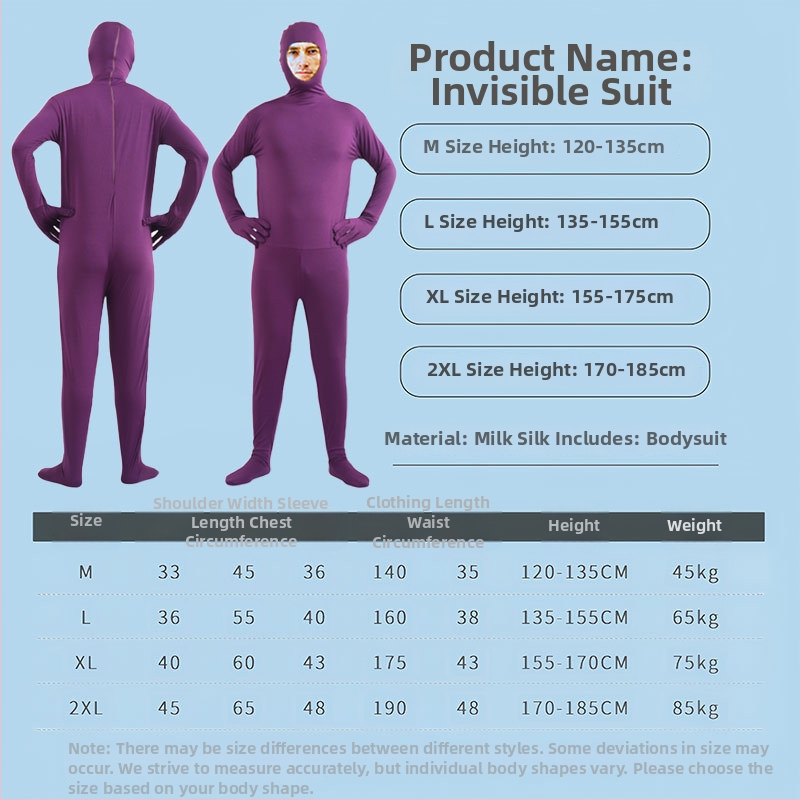 Unisex Halloween cosplay bodi – tkanina mliječne svile, smjesa Spandex-Poliester, jedinstveni komad, bez ovratnika, kazališni kostim