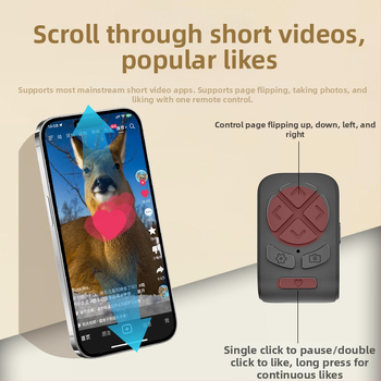 Bluetooth prsteň diaľkové ovládanie pre tablety a telefóny, spúšť fotoaparátu, selfie nástroj, listovanie strán, DY11, 200 mAh, USB-C, dosah 10–15 m, nositeľný