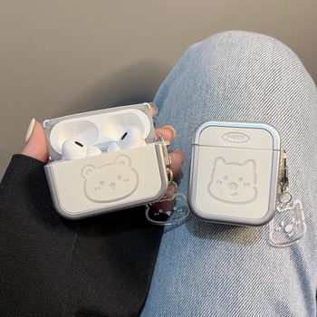 Etui AirPods Pro 2 – Roll-up silicon, stil desene animate, imprimare, compatibil cu Apple