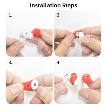 AirPods Pro3 (2025) silikonový mäkký kryt, Yichengtong, vstrekované formovanie, Kompatibilný s Apple AirPods Pro3