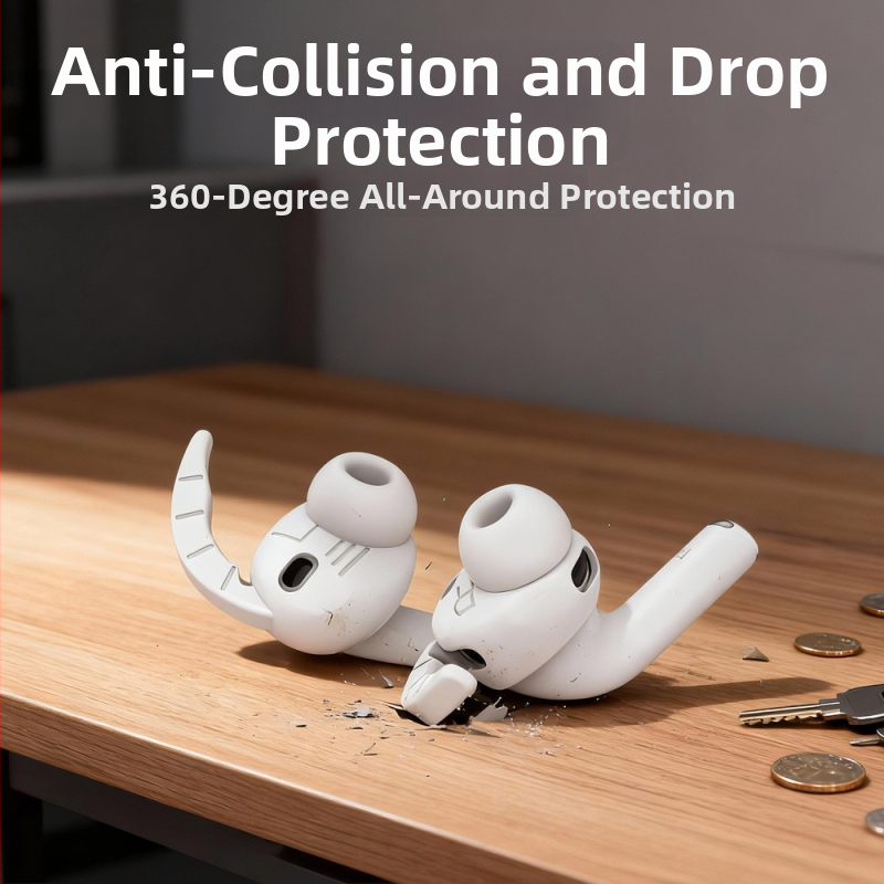 AirPods Pro3 (2025) silikonový mäkký kryt, Yichengtong, vstrekované formovanie, Kompatibilný s Apple AirPods Pro3