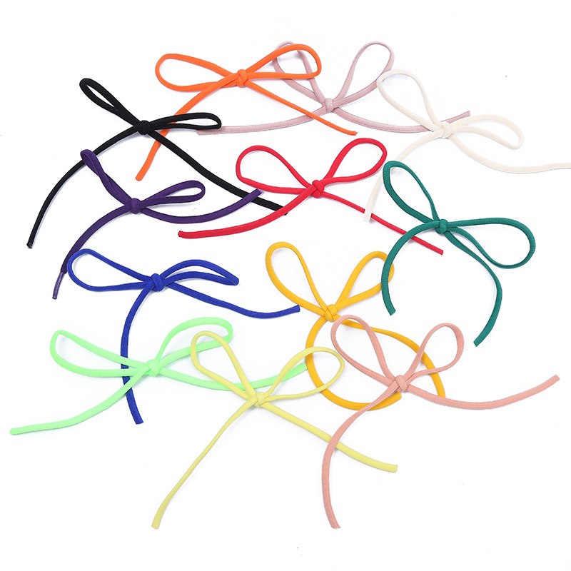 Polukružne vezice za tenisice od najlona i spandeksa, elastična traka za kosu / čelenka, dodatak za DIY nakit i odjeću