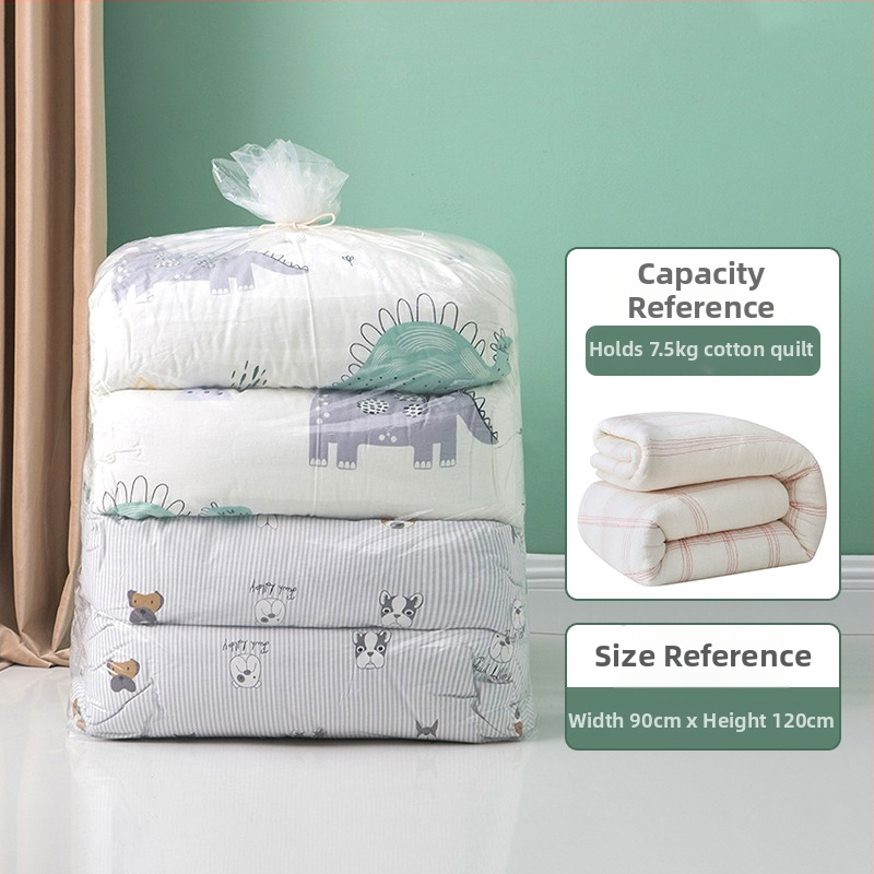 PE plastová taška s plochým otvorom na uskladnenie odevov a prikrývok; zosilnená, s veľkou kapacitou, prachotesná a vodotesná; materiál: plast; proces: blown film; použitie: skladovanie, balenie, sťahovanie a vystlanie kartónov