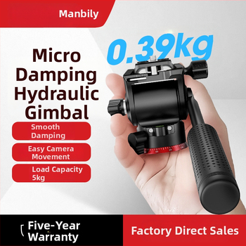 Hydra gimbal stabilizator za GoPro Max, aluminijska legura, 360° vertikalno i horizontalno okretanje, ARCA-Swiss brzi oslobađajući mehanizam, kompatibilan s 1/4 i 3/8 vijcima, model VH30