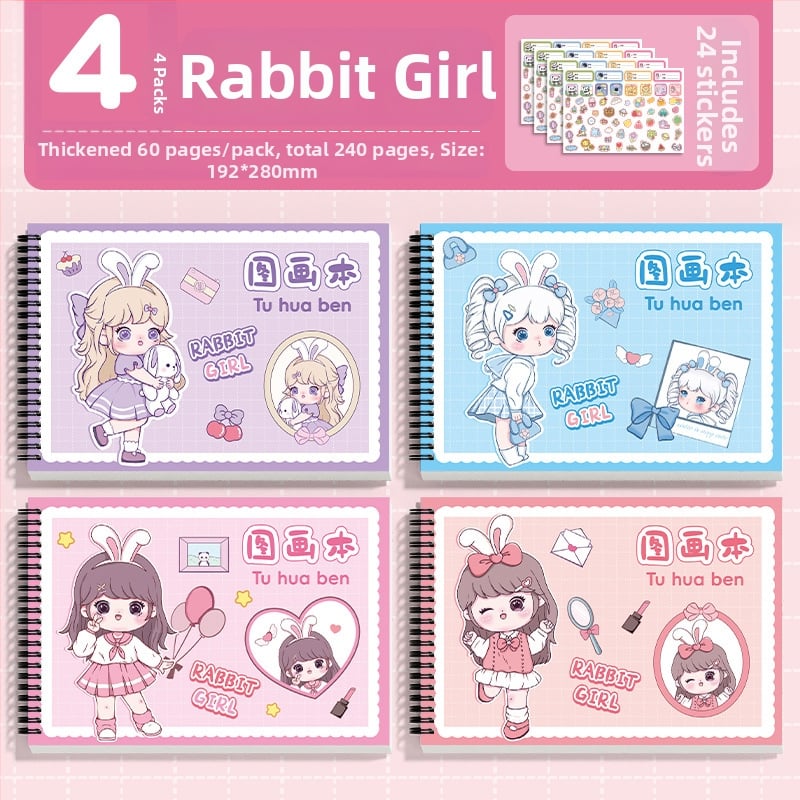 Τετράδιο ζωγραφικής με σπιράλ, παχιά χαρτιά, αντίσταση στη διαρροή μελάνης, 30 φύλλα