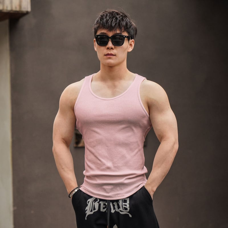 Αθλητικό γιλέκο για τρέξιμο, στενή εφαρμογή, 93% βαμβάκι, για άθληση, καλοκαίρι