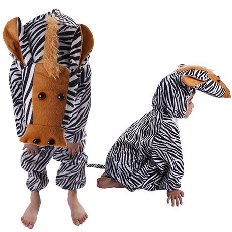 Dječja kazališna odjeća - Crtani stil - Meka kratka pliš materija - Glavni materijal: zecova krzno - Za uzrast 1–3 godine - Dugi rukavi