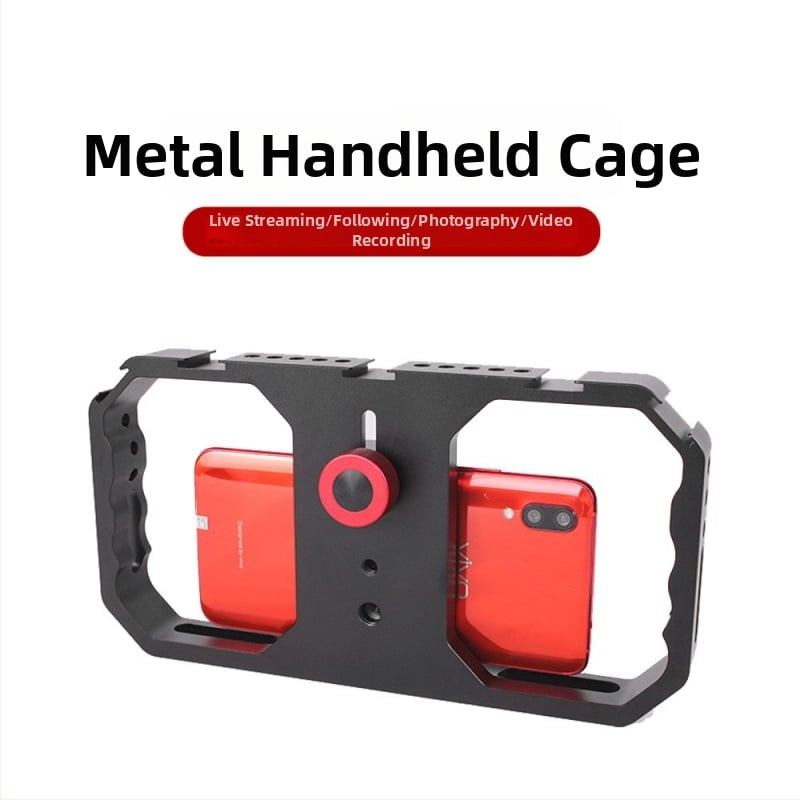 Metalni držač za telefon za vlog i fotografiju, model Phone Cage, aluminijska legura, podrška prilagodbi, ekskluzivan izvor izvoza preko granica