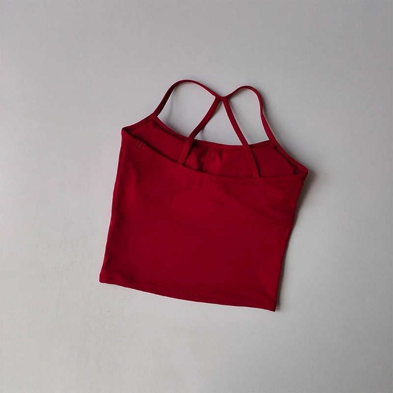 Ženski zimski fleece top za jogu s leđima – brzo sušeći fitness top, duljina u struku, uski kroj, jastučić za prsa uključen