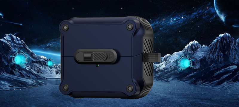 Lenuo Θήκη Προστασίας για Samsung Buds3 Pro – Σκληρό Κάλυμμα, PC + TPU, Έγχυση, Σχεδιασμός με Αετό και Λωρίδα Κλειδώματος, Αντιπτώσεις