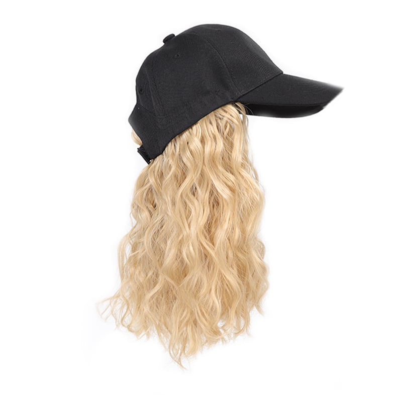 Σύντομη σγουρή περούκα με καπέλο-στυλ, τρίχες από υψηλής θερμοκρασίας σύρμα, φράντζες: ευθείες ή κεκλιμένες, στυλ Star Fashion, μηχανική επεξεργασία