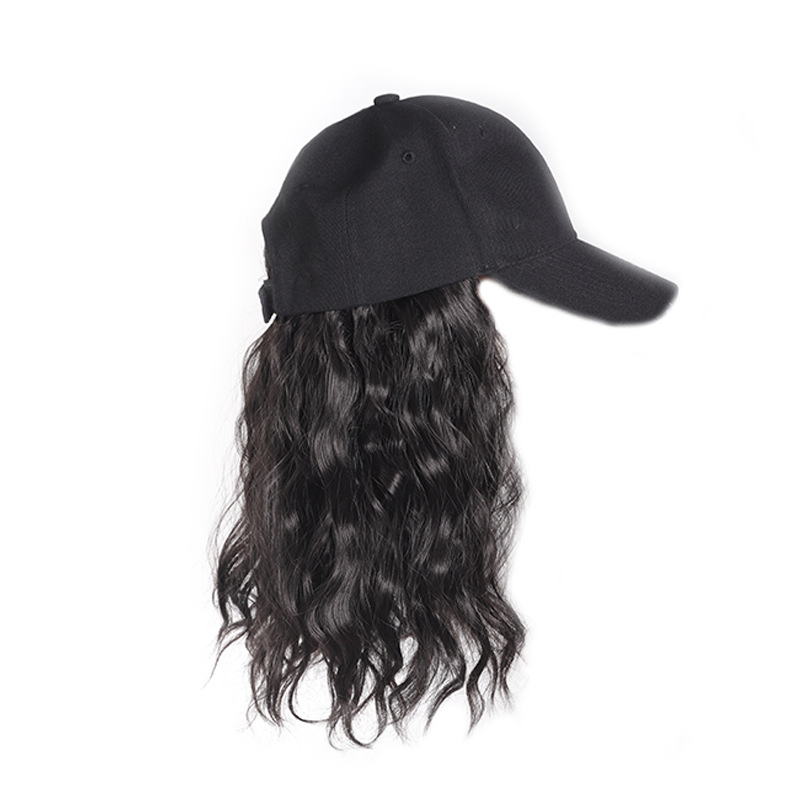 Σύντομη σγουρή περούκα με καπέλο-στυλ, τρίχες από υψηλής θερμοκρασίας σύρμα, φράντζες: ευθείες ή κεκλιμένες, στυλ Star Fashion, μηχανική επεξεργασία