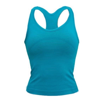 Sportski grudnjak sa širokim naramenicama, brzo sušenje Nylon-Spandex, duljina do struka, s umetkom za prsa