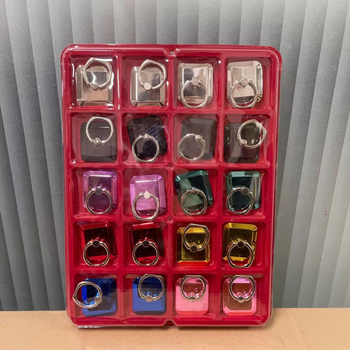 Stalak za telefon s prstenom na stol, dizajn medvjedi crt, elektroplatirani završetak, novogodišnji stil, mogućnost prilagodbe