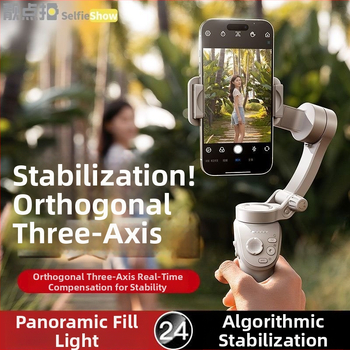 Gimbal stabilizator za pametni telefon, ručni za vlog i livestream, aluminijsko kućište