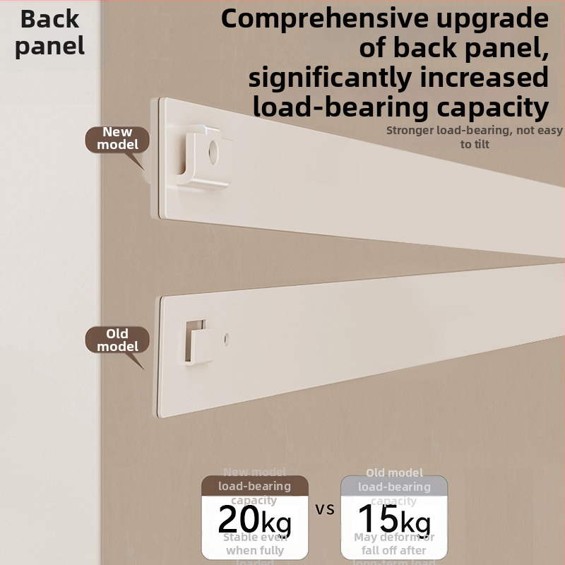 Τοίχο-μονταριστό ράφι κουζίνας για αποθήκευση – Πολυεπίπερο για καπάκια, μαχαίρια, πιρούνες, κουτάλια και μπαχαρικά, από ανθρακούχο χάλυβα, ορθογώνιο σχέδιο