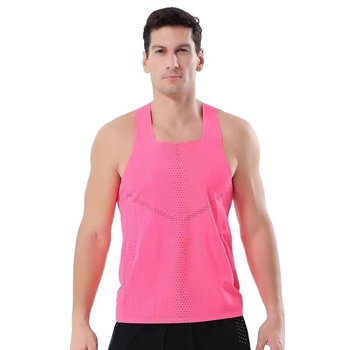 Ανδρικό γιλέκο για τρέξιμο - Αποξήρανση, Διαπνοή, 100% Πολυεστέρας, Μονόχρωμο σχέδιο (Καλοκαίρι-Άνοιξη-Φθινόπωρο)